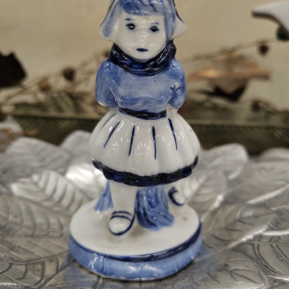 Delft Blue Ceramic Art Figurine